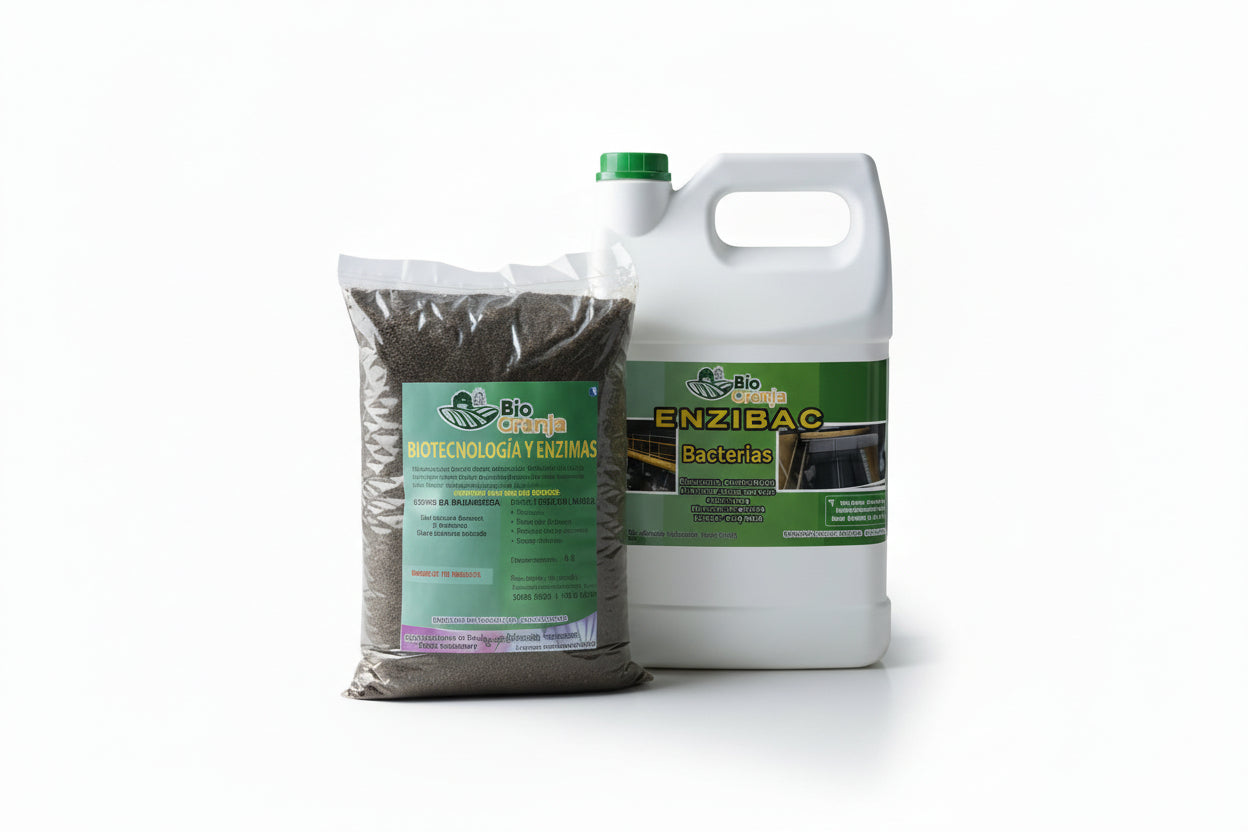 ENZIBAC + BIOTECNOLOGÍA Y ENZIMAS - Combo tratamiento biologico total